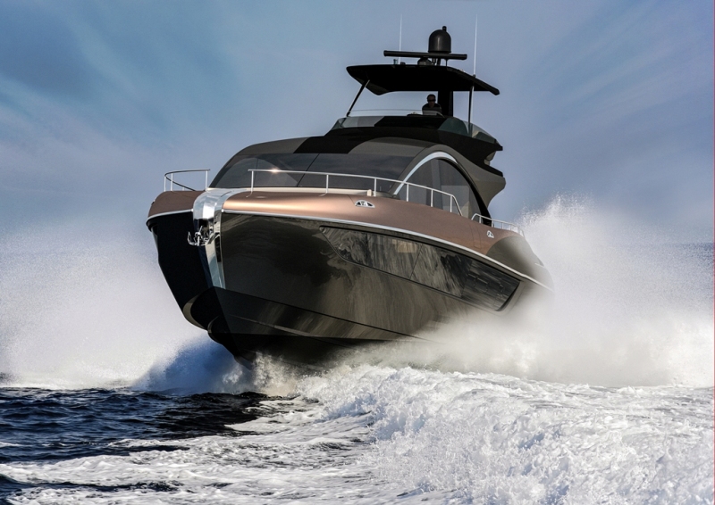 LY 650 Luxury Yacht е първият морски израз на дизайнерския език на Lexus – L-finesse