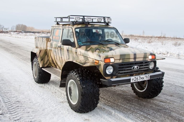 В Русия направиха екстремна версия на Lada 4X4