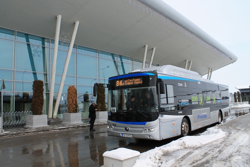 Електрически автобус от Китай след Париж тръгна по линия 84 в София