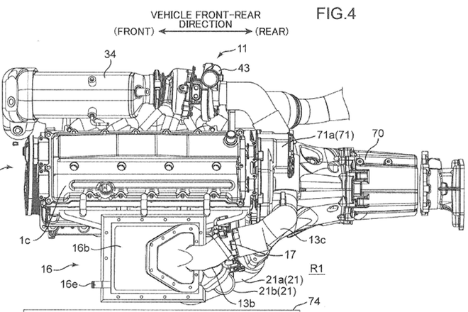 Mazda патентова иновативен двигател с три турбини