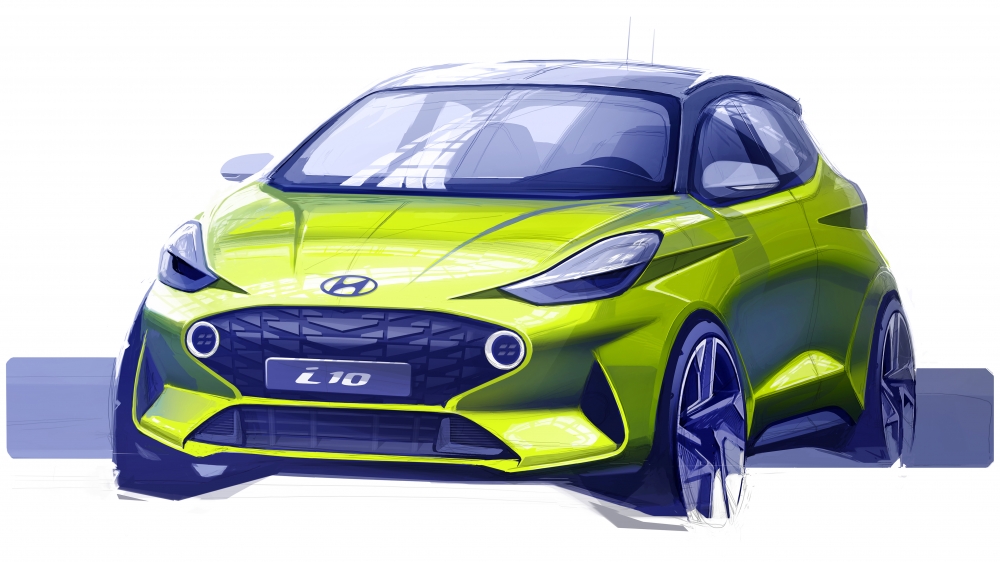 Задава се ново поколение Hyundai i10 – ето и първата скица