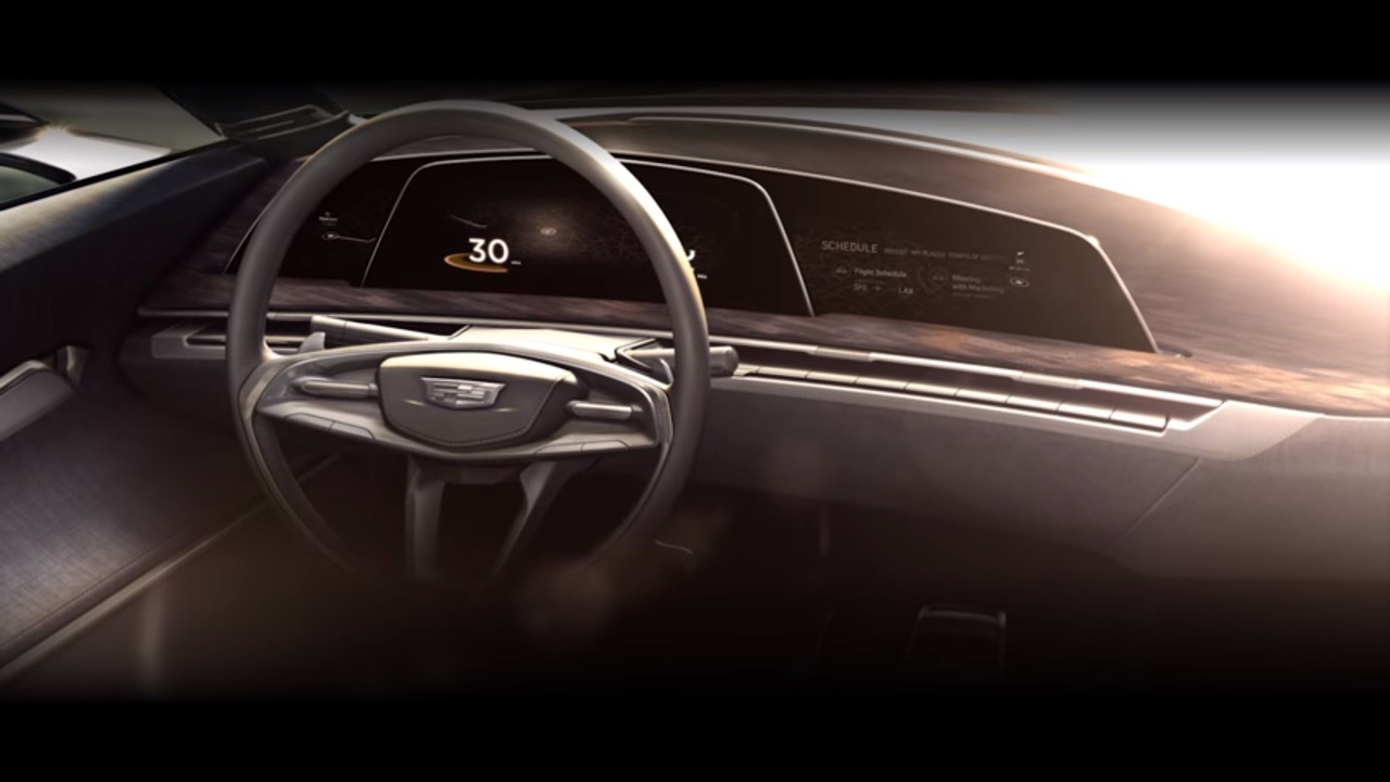 Cadillac загатна за нов концепт с OLED дисплеи (видео)