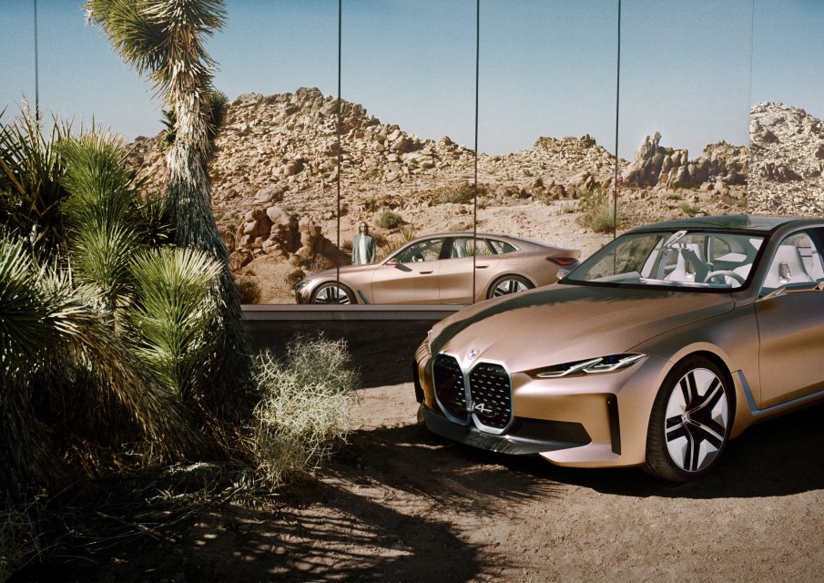 BMW Concept i4 е чисто електрическо Гран Купе