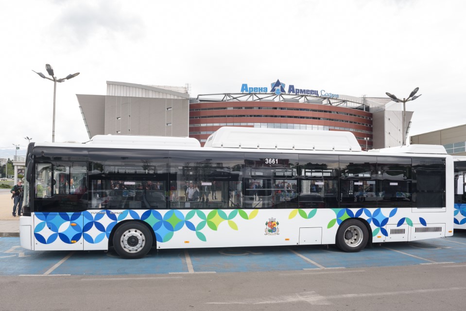 София с още 22 автобуса Yutong на природен газ