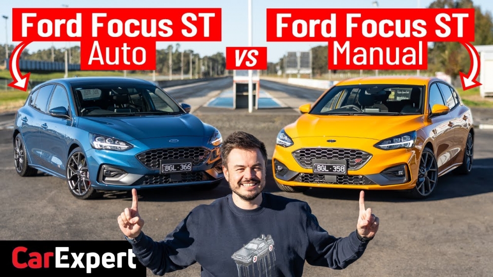Ford Focus ST на драг: автомат срещу ръчка (видео)