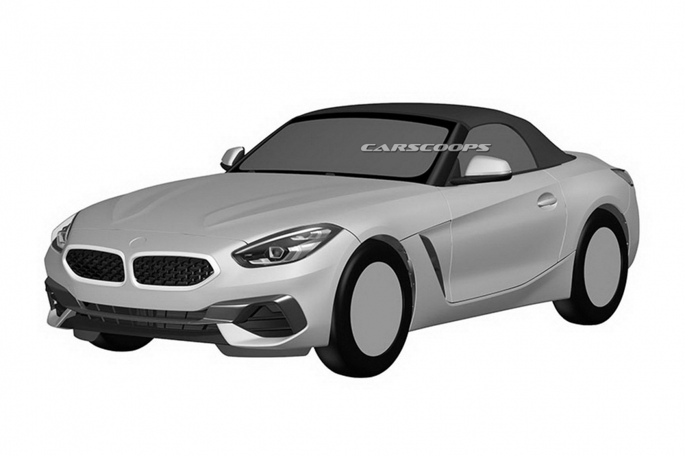 Изтекли патентни изображения потвърдиха дизайна на BMW Z4