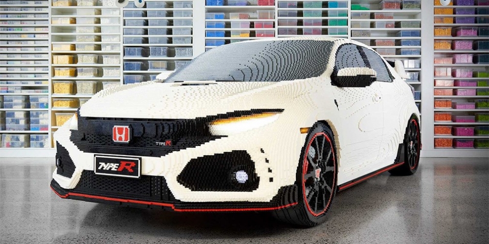 Lego копие на Honda Civic Type R (видео)