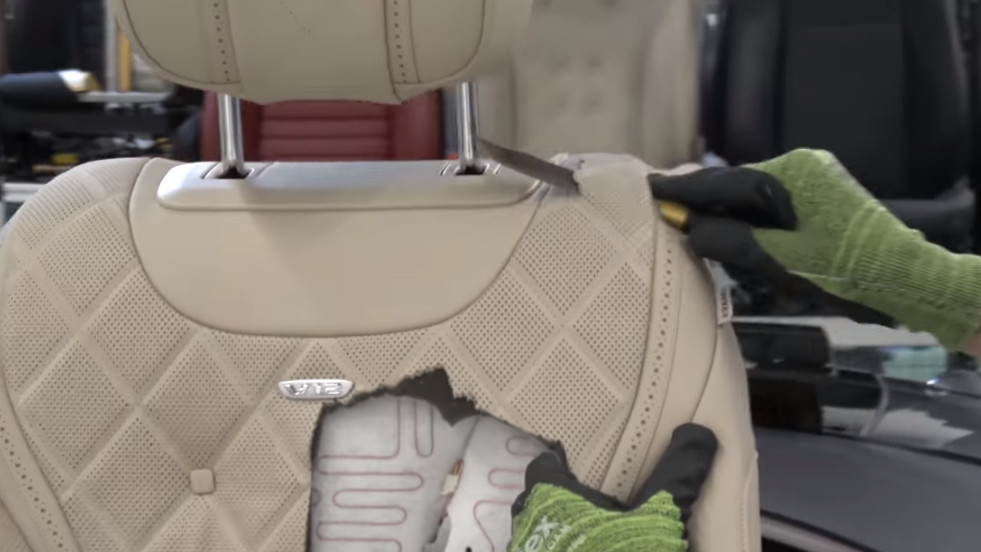 Какво има в една седалка на Mercedes S-Class? (видео)