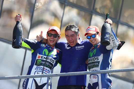 MotoGP: Триумф за Ямаха, Лоренсо и Роси на Льо Ман