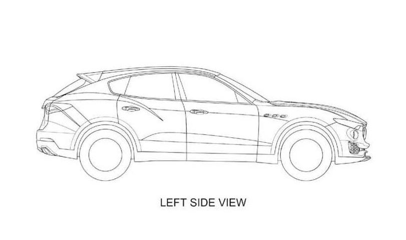 Патентни скици показват дизайна на Maserati Levante