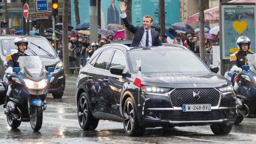 Новият президент на Франция ще се вози в DS 7 Crossback