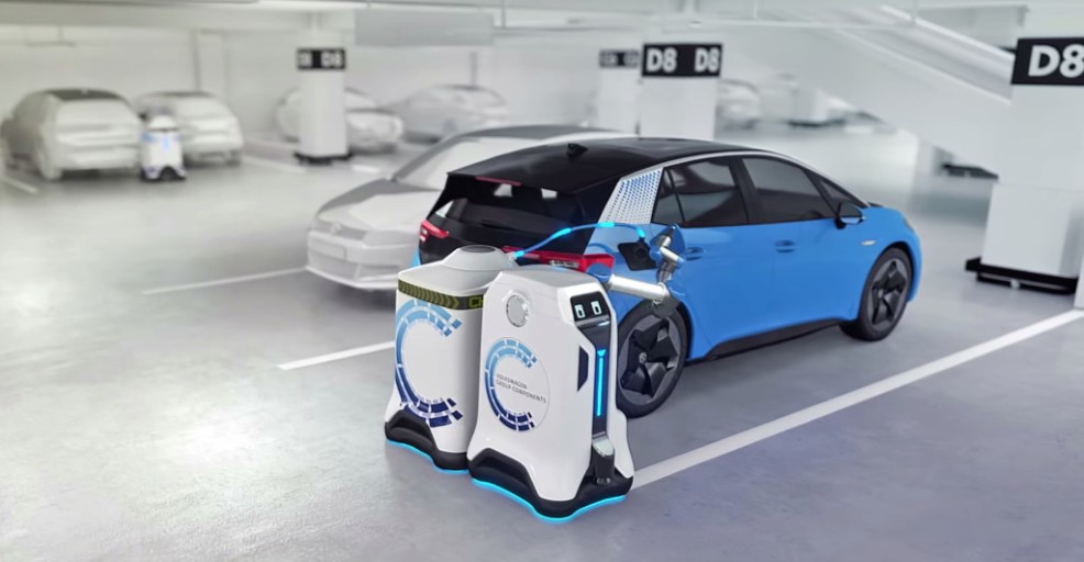 VW с концепт за робот-зареждач на елмобили (видео)
