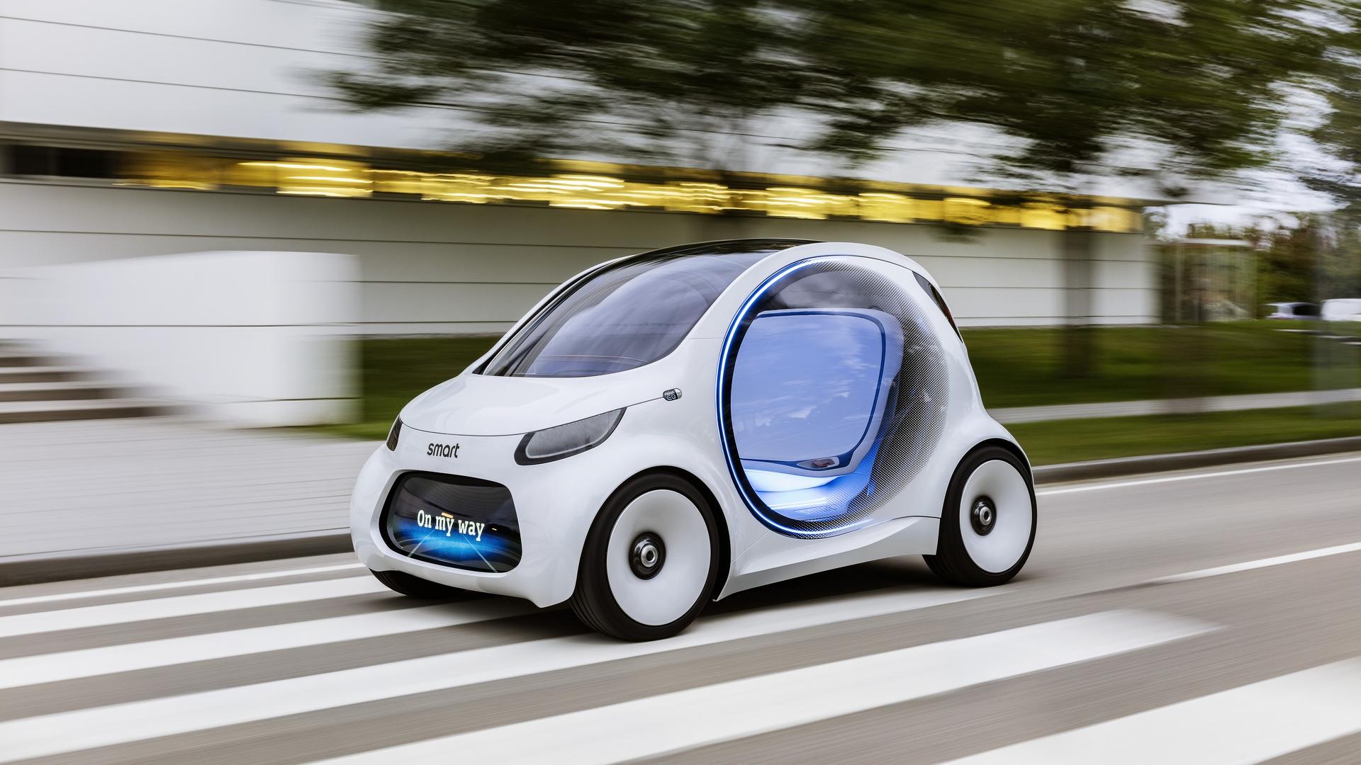 Smart споделяне на автомобили с Vision EQ ForTwo Concept