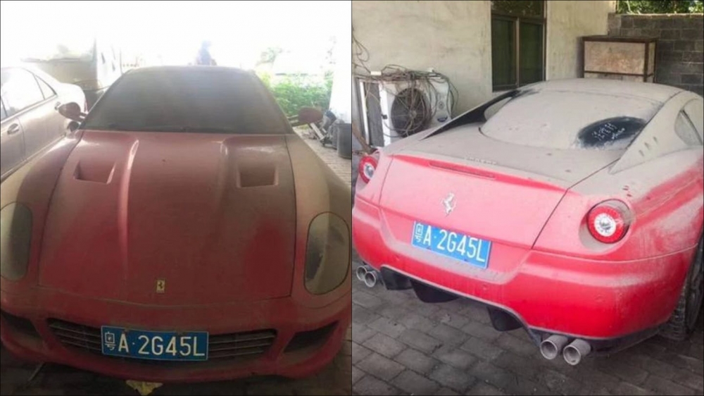 В Китай: Ferrari 599 на търг с начална цена 250 долара