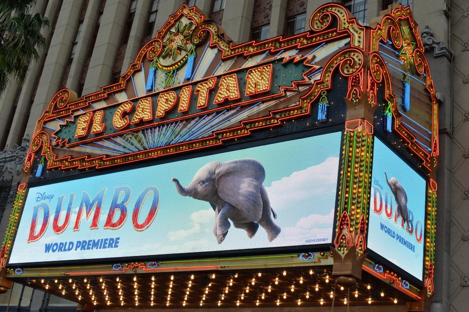 "Дъмбо" в кината от 29 март, световна гала премиера в Лос Анджелис
