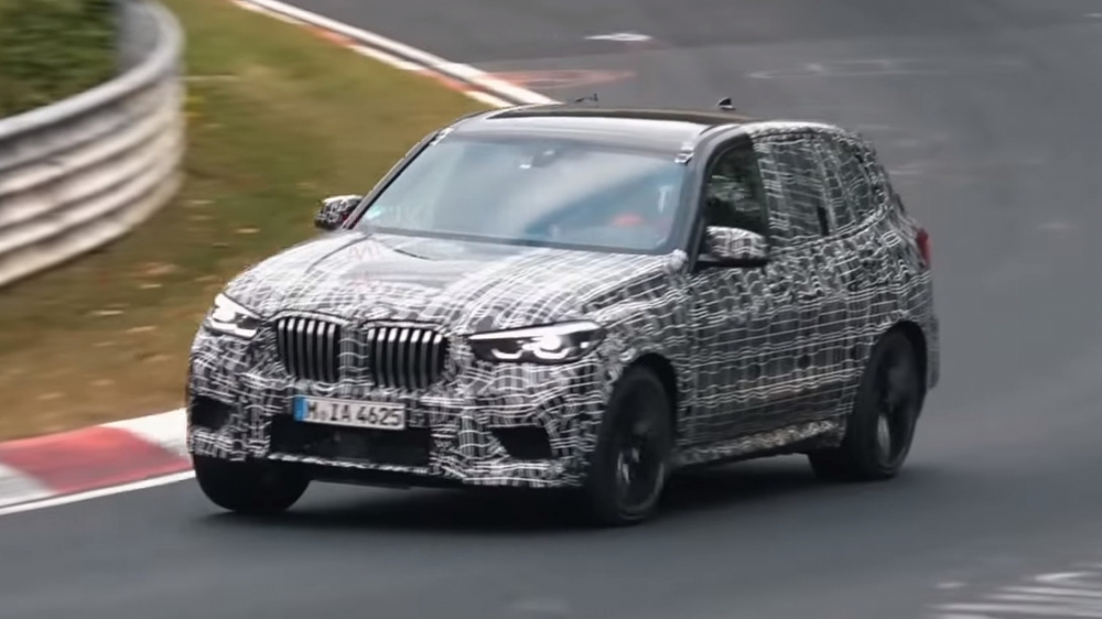 Прототип на BMW X5 M върти обиколки на Нюрбургринг (видео)
