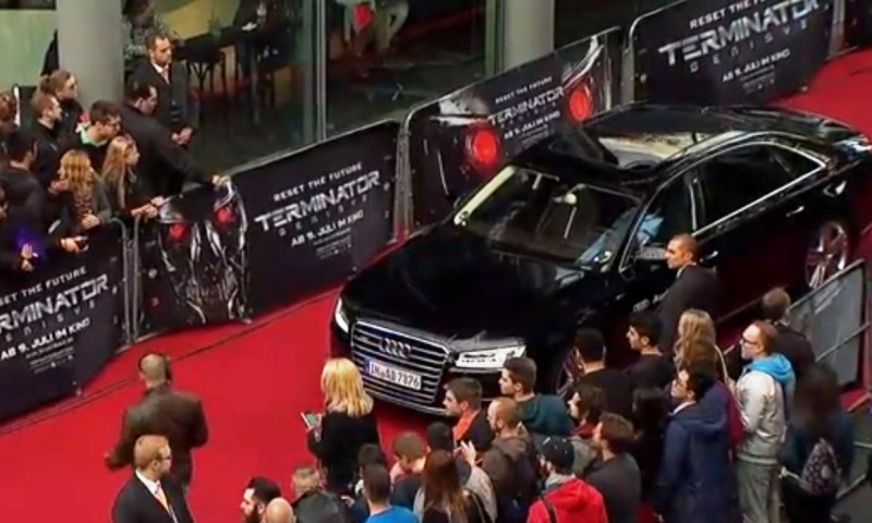 Audi флотилия на Червения килим за новия Терминатор (+ видео)