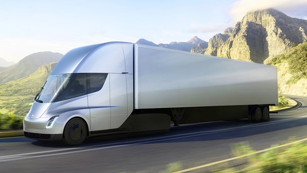 Вижте камиона на Tesla в движение на магистрала! (ВИДЕО)