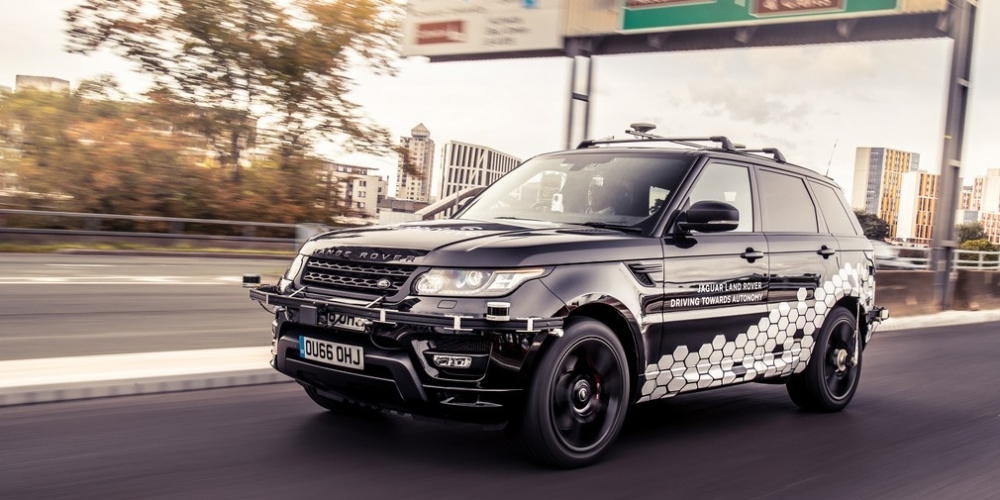 Тест на автономен Range Rover Sport  из Ковънтри (видео)