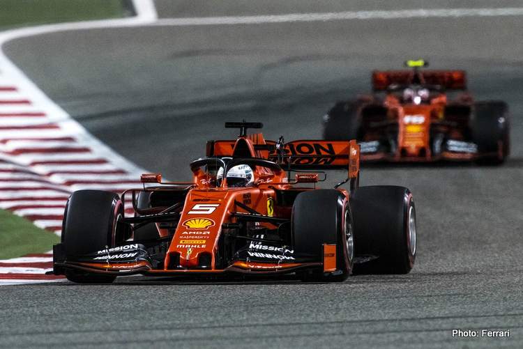 Ferrari оглави класирането в Бахрейн