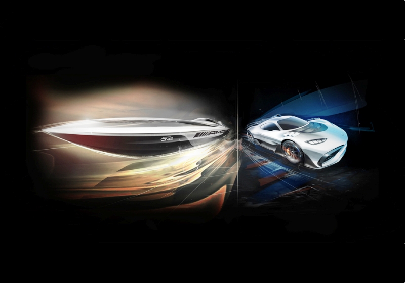 Американски катер в стилистиката на Mercedes-AMG Project One