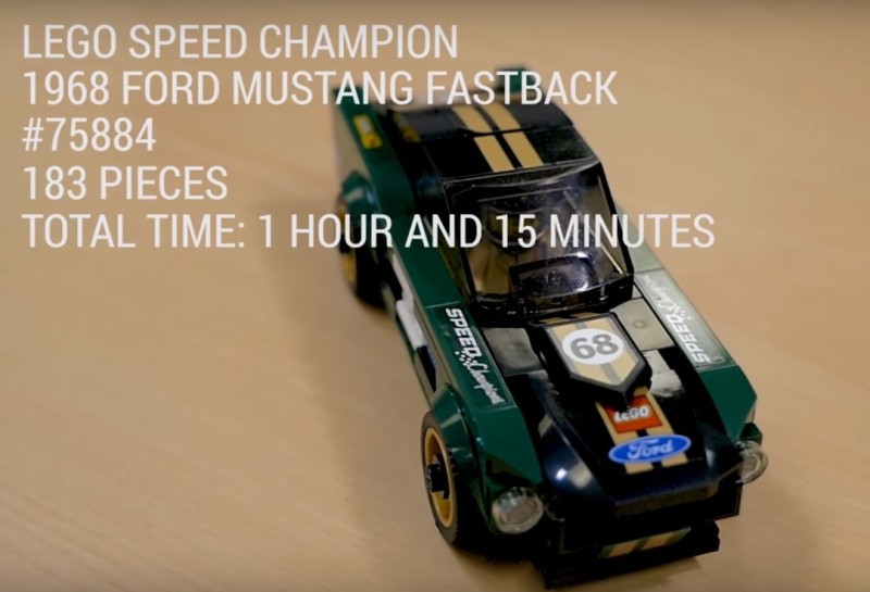 Видео инструкция: Ford Mustang Bullitt от LEGO