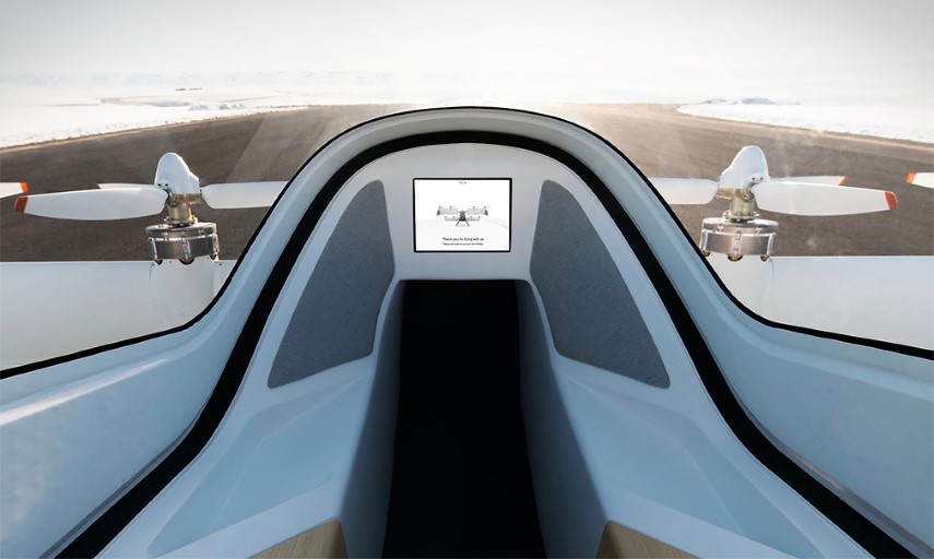 Airbus показа салона на летящото такси