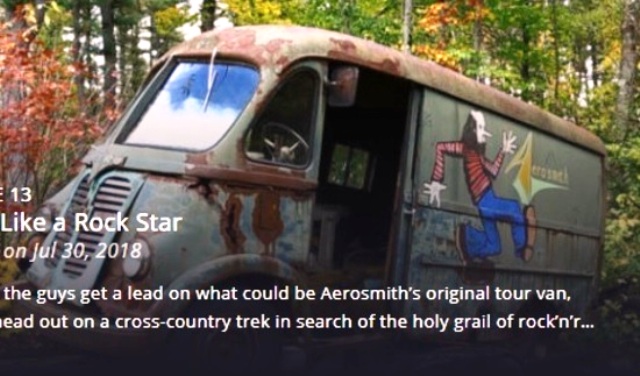В американска гора откриха един от първите фургони на Аеросмит (видео)