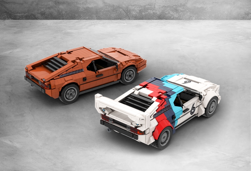 За Lego маниаци – модел BMW M1 като шосейна и състезателна кола