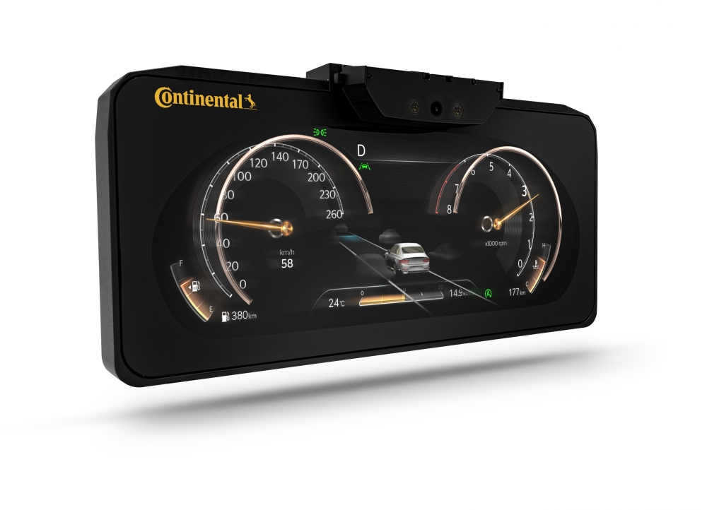 Continental представи първото си 3D табло