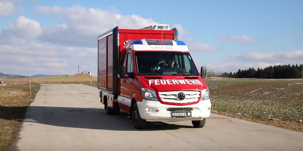 Австрийци измислиха електрическа пожарна (видео)