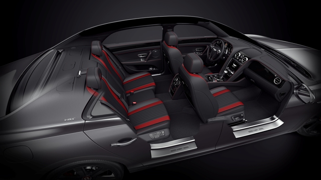 Разкошни нюанси на черното в Bentley Flying Spur V8 S Black Edition