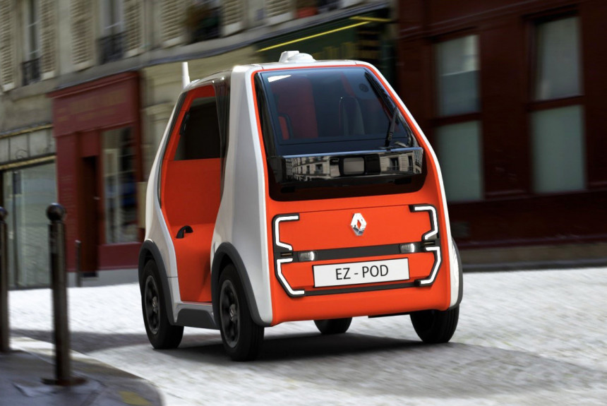 Renault EZ-Pod: совалка за центъра на града