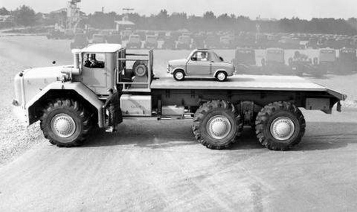 Berliet T100 – най-големият камион от 50-е години