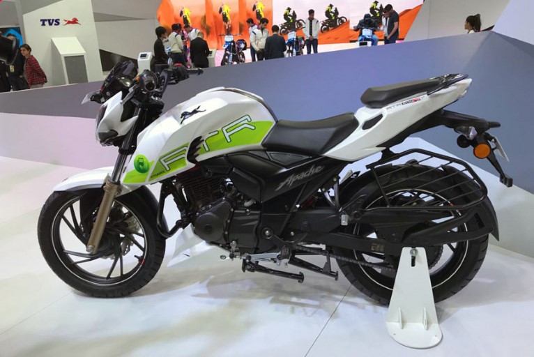 TVS Apache RTR 200 – първият индийски алкомотоциклет