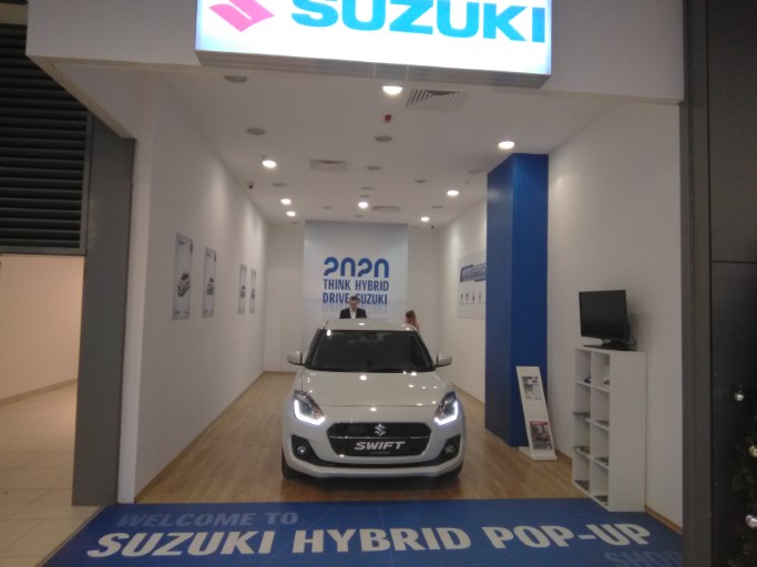 POP-UP магазин на Suzuki в София Ринг Мол