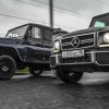 На старта: Модифициран УАЗ срещу Mercedes-AMG G63 на драг (видео)