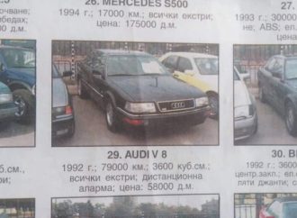 БГ пазар 1994-1995 г.: Audi V8 за 58 хил. DM, Renault 11 Turbo за 6800