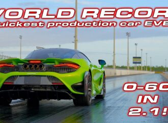 Поставиха нов рекорд за ускорение на серийна кола (видео)