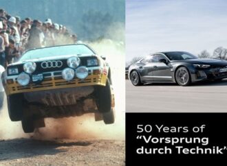 Слоганът Vorsprung durch Technik на Audi стана на 50 години